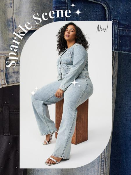 New Statement Jeans with Sparkle