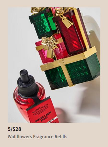 5 for $28 Wallflowers Fragrance Refills