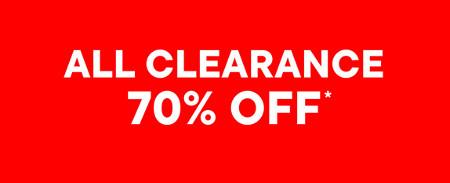 All Clearance 70% off