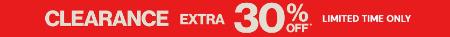 Clearance Extra 30% Off