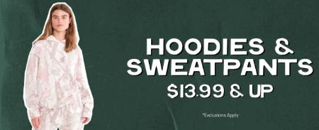 $13.99 & Up Hoodies & Sweatpants