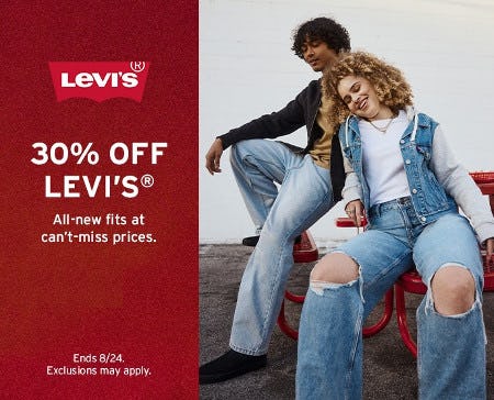30% off All Levi's