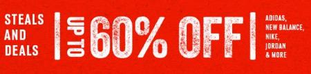 Steals and Deals Up to 60% Off