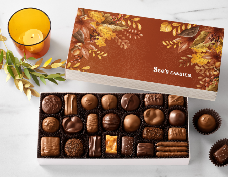 Assorted Fall Chocolates, All Boxed Up
