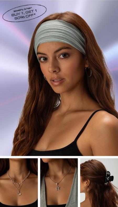 Jewelry & Hair Buy 1, Get 1 50% Off