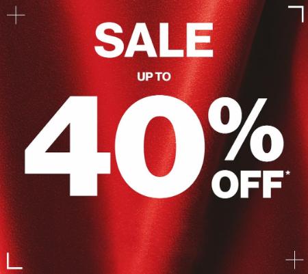 Sale Up to 40% Off