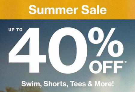 Summer Sale Up to 40% Off