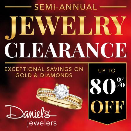 Daniel's Jewelers Summer Clearance Sale