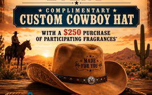 Fragrance Event Custom Cowboy Hat