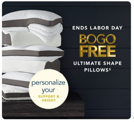 BOGO Free Ultimate Shape Pillows