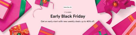 Early Black Friday Deals Up to 40% off