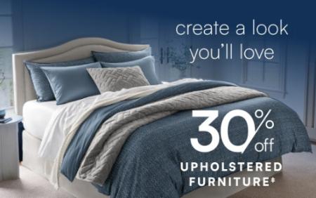 30% Off Upholstered Furniture