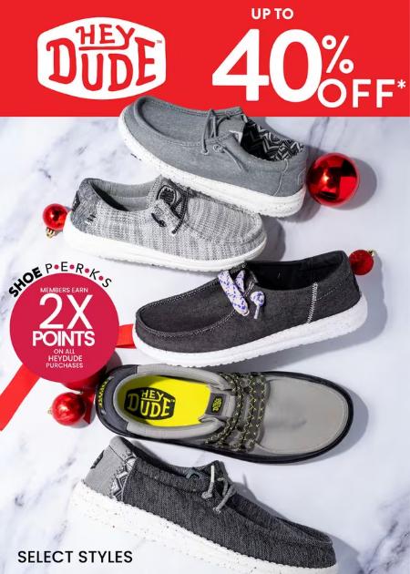 Hey Dude Up to 40% Off