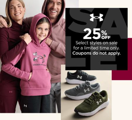Under Armour 25% Off