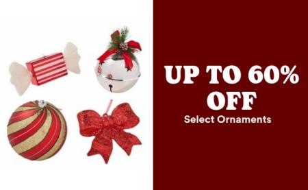 Up to 60% Off Select Ornaments
