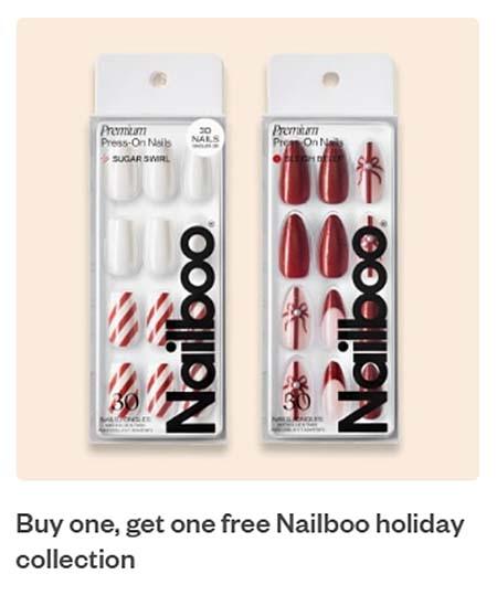 Buy One, Get One Free Nailboo Holiday Collection