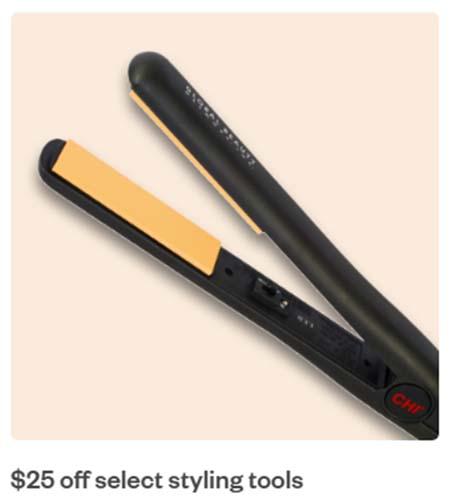 $25 Off Select Styling Tools