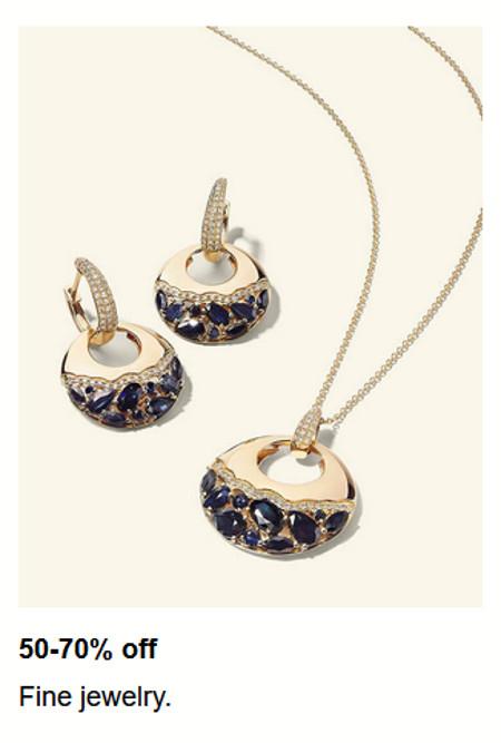 50-70% off Fine Jewelry