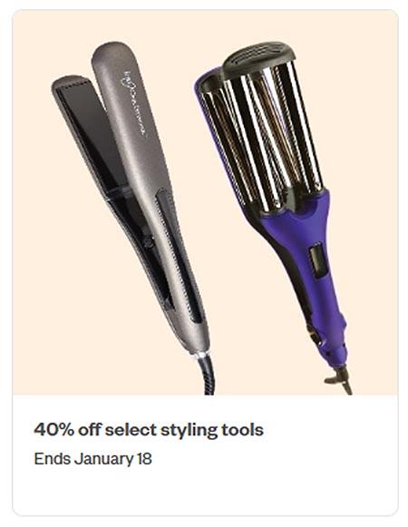 40% Off Select Styling Tools