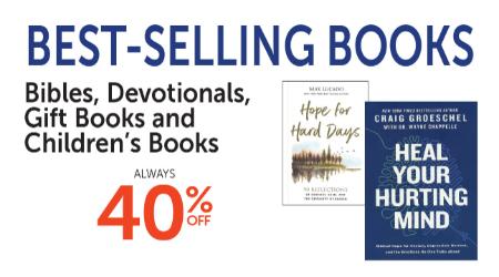 40% Off Best-Selling Books