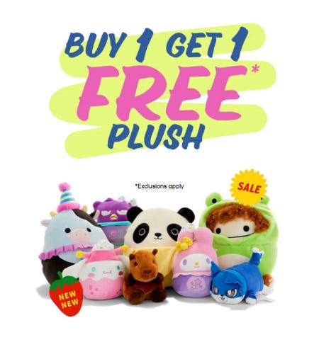 Buy 1 Get 1 Free Plush