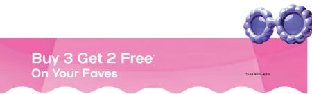 Buy 3 Get 1 Free On Your Faves