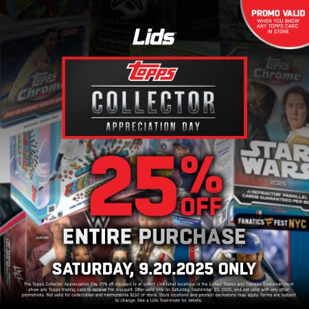 Celebrate Collector Appreciation Day at Lids