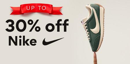 Up to 30% off Nike