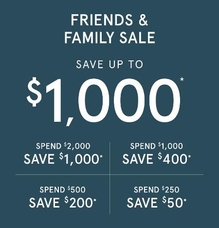 Friends & Family Sale