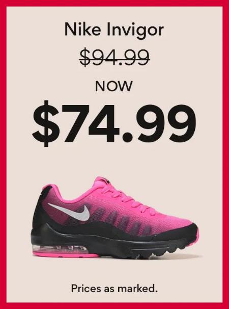 Nike Invigor Now $74.99