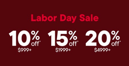 Labor Day Sale