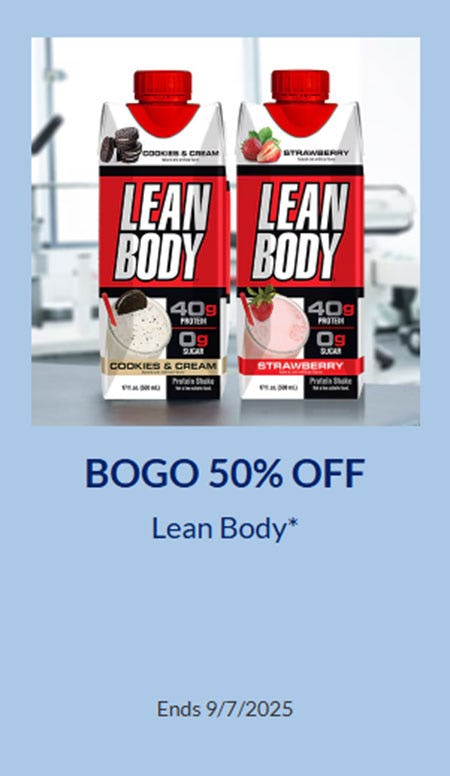 BOGO 50% Off Lean Body