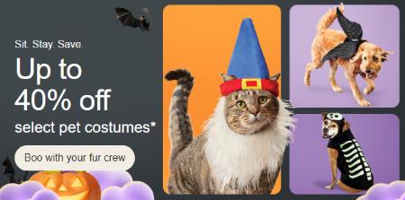 Up to 40% Off Select Pet Costumes