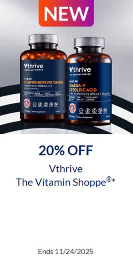 20% Off Vthrive The Vitamin Shoppe