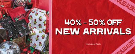40-50% Off New Arrivals