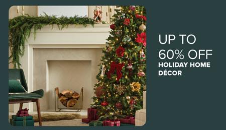 Up to 60% Off Holiday Home Décor