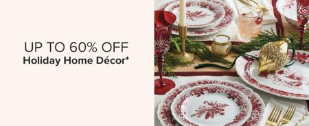 Up to 60% Off Holiday Home Décor