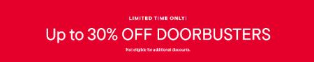 Up to 30% Off Doorbusters