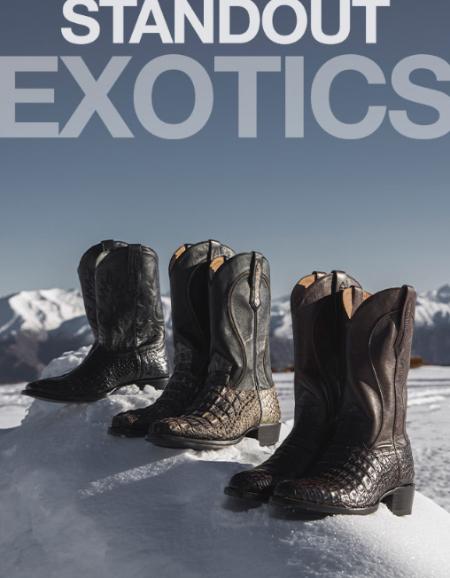 Premium Exotic Boots With Bold Details