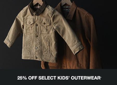 25% Off Select Kids' Outerwear