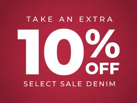 Take an Extra 10% off Select Sale Denim