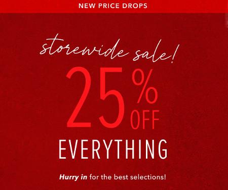 25% off Everything