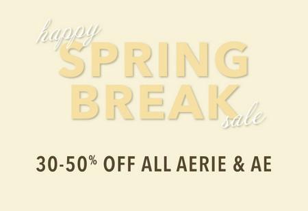 30-50% off All Aerie and AE