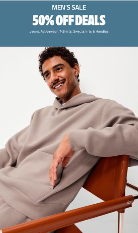 Men's Sale: 50% off Deals