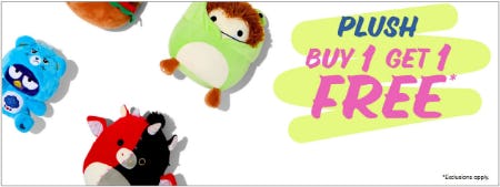 Plush Buy 1 Get 1 Free