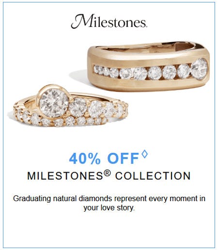 40% off Milestones Collection