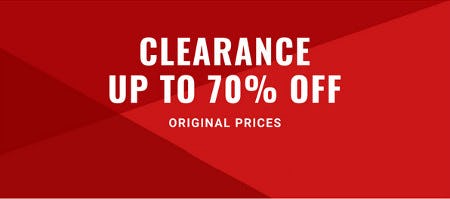 Clearance Up to 70% off Original Prices