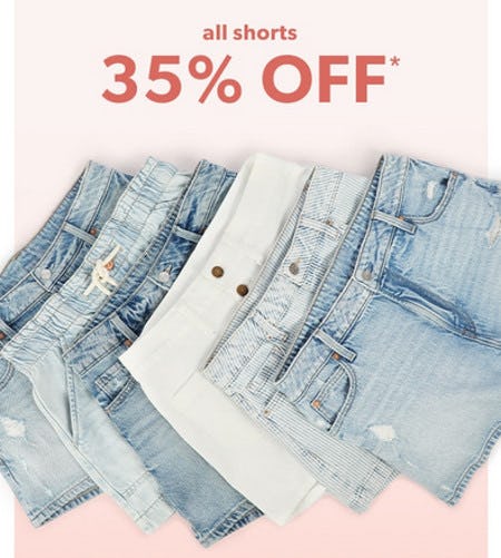 All Shorts 35% off