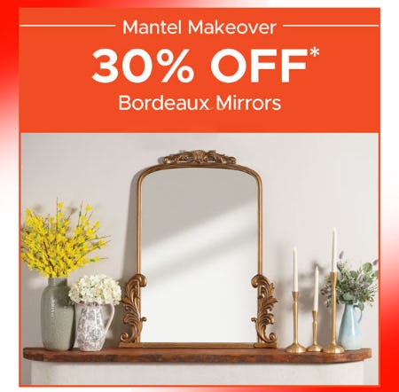 30% Off Bordeaux Mirrors