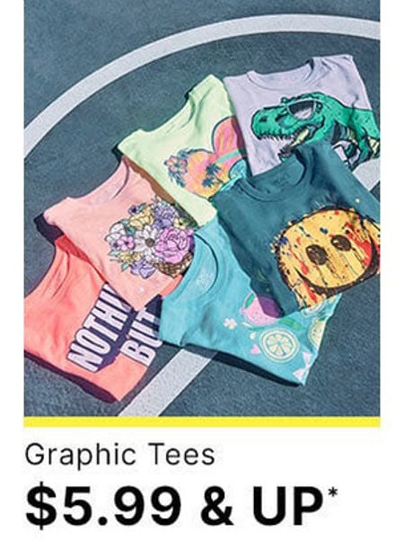 Graphic Tees $5.99 and Up